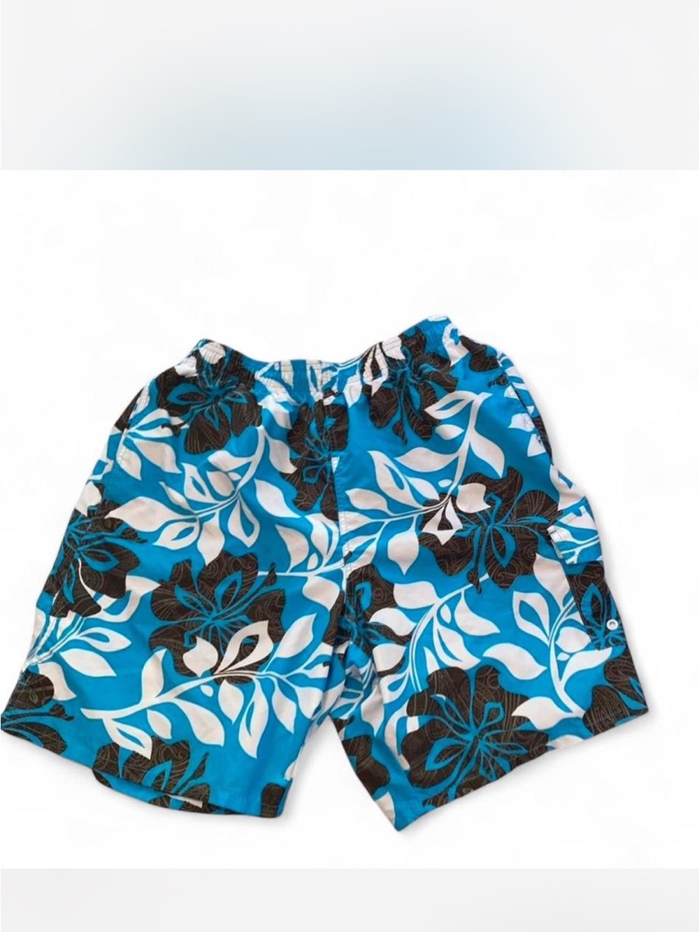 Speedo Blue Floral Swim Trunks